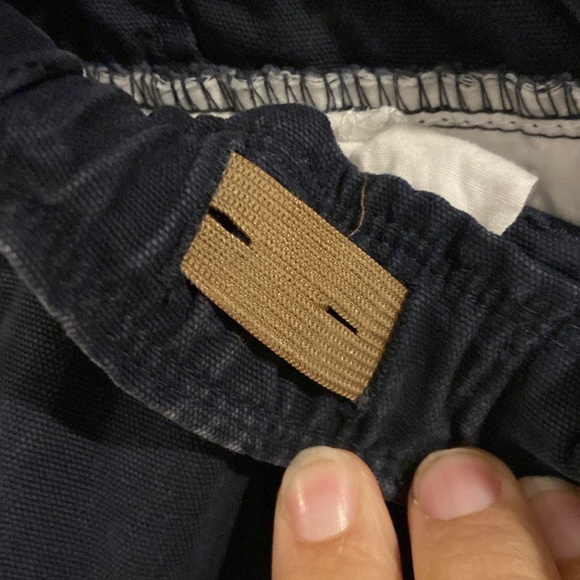EUC! Boys size 8, Lands End Iron Knee navy blue cargo pants! - Picture 4 of 6